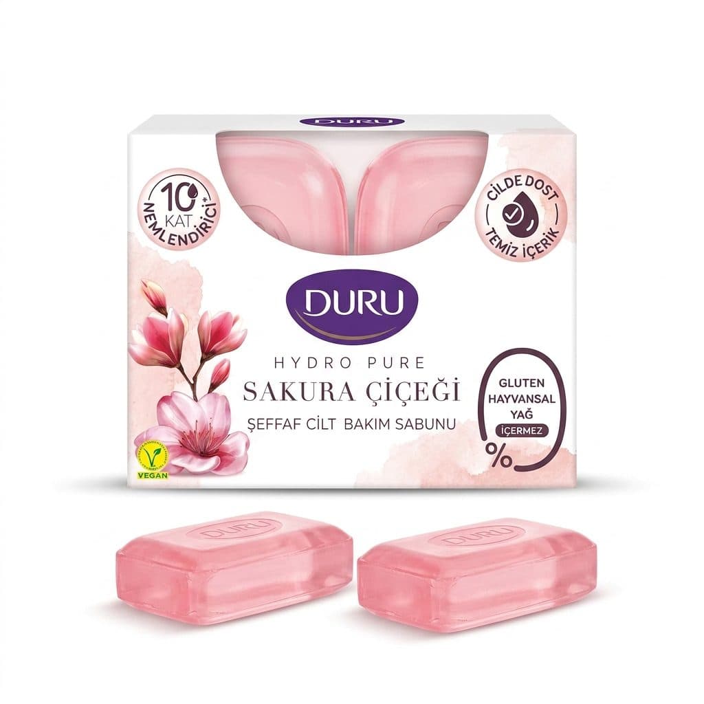 صابون شفاف دورو مدل Hydro Pure | رایحه شکوفه گیلاس