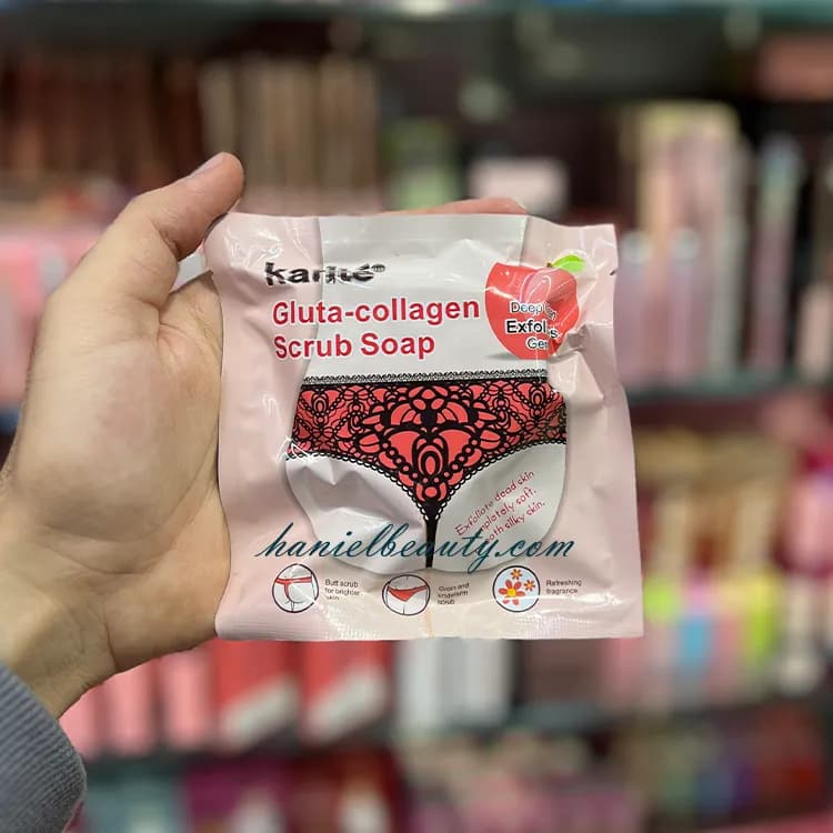 صابون اسکراب گلوتا-کلاژن با لایه‌برداری عمیق — تصویر ۲
