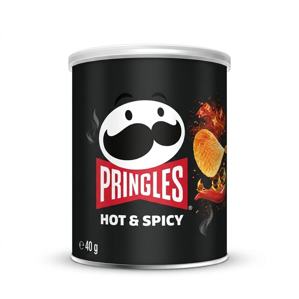 مینی چیپس پرینگلز هات اند اسپایسی ۴۰ گرمی | Pringles Hot & Spicy Mini