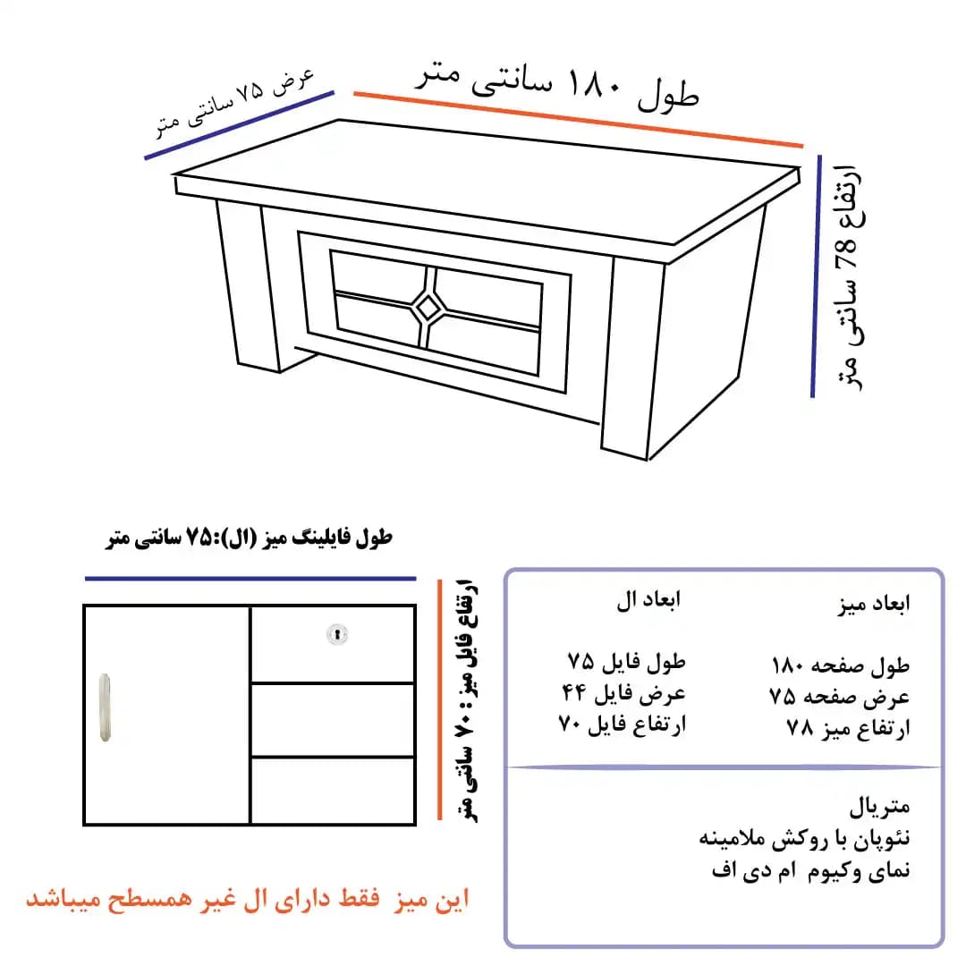 میز مدیریت نیمه وکیوم VT02 — تصویر ۸