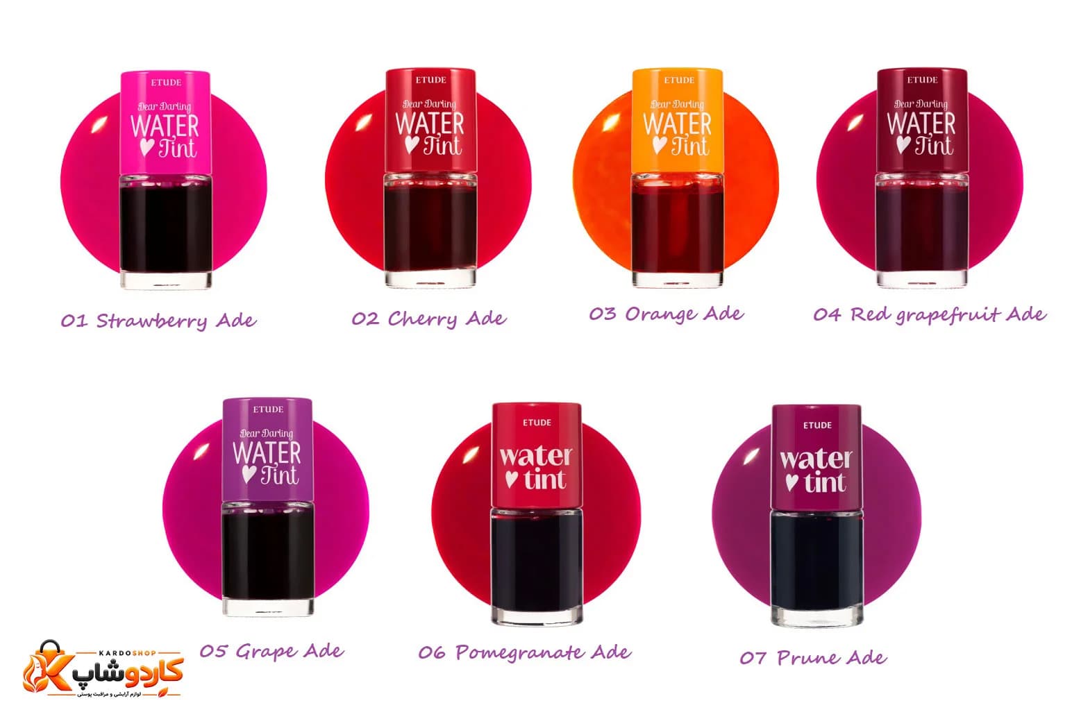 تینت لب اتود هاوس Water Tint کد 04 — تصویر ۱۱