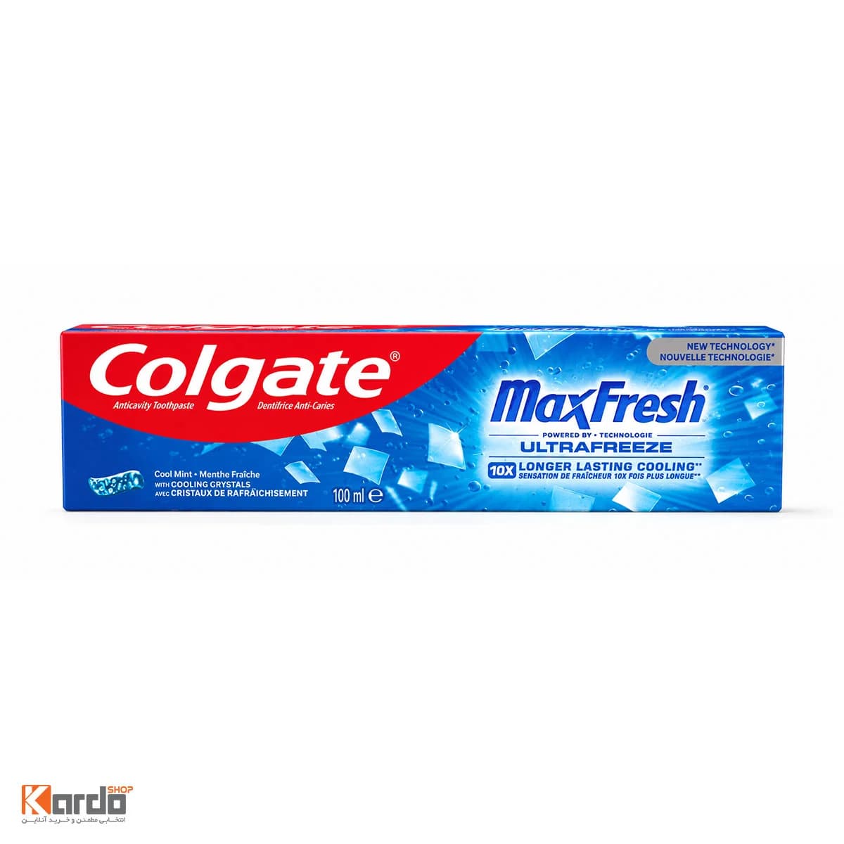 خمیر دندان کلگیت سری Max Fresh مدل Cool Mint حجم 100 میلی‌لیتر