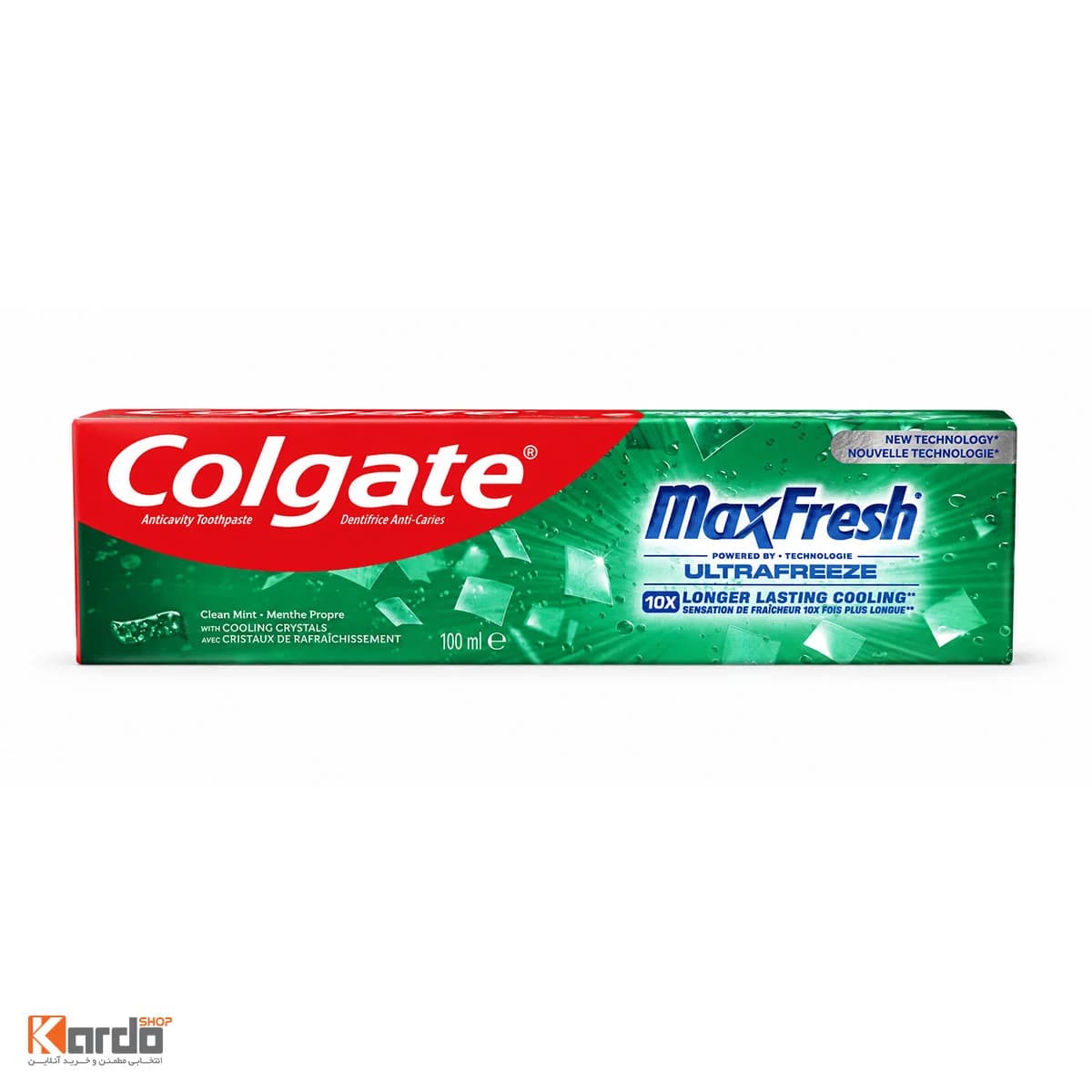 خمیر دندان کلگیت سری Max Fresh مدل Clean Mint حجم 100 میلی‌لیتر