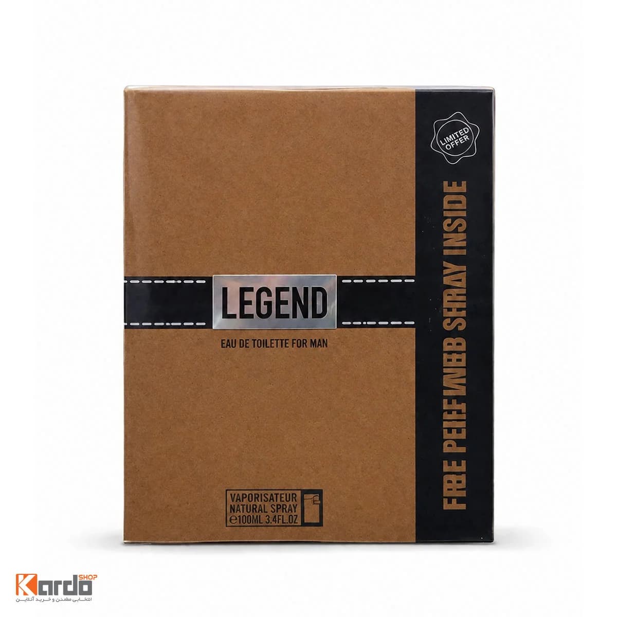 ادو تویلت مردانه امپر مدل Legend به همراه اسپری بدن لجند حجم 100 میلی‌لیتر