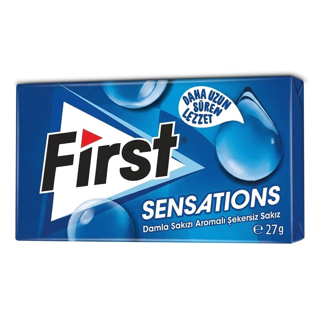 آدامس فرست بدون قند First Sensations | طعم داملا ساکیزی ۲۷ گرم