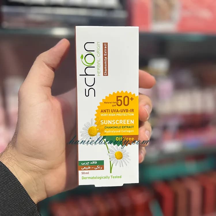 ضدآفتاب رنگی شون SPF50 فاقد چربی و طبیعی مناسب پوست چرب — تصویر ۷