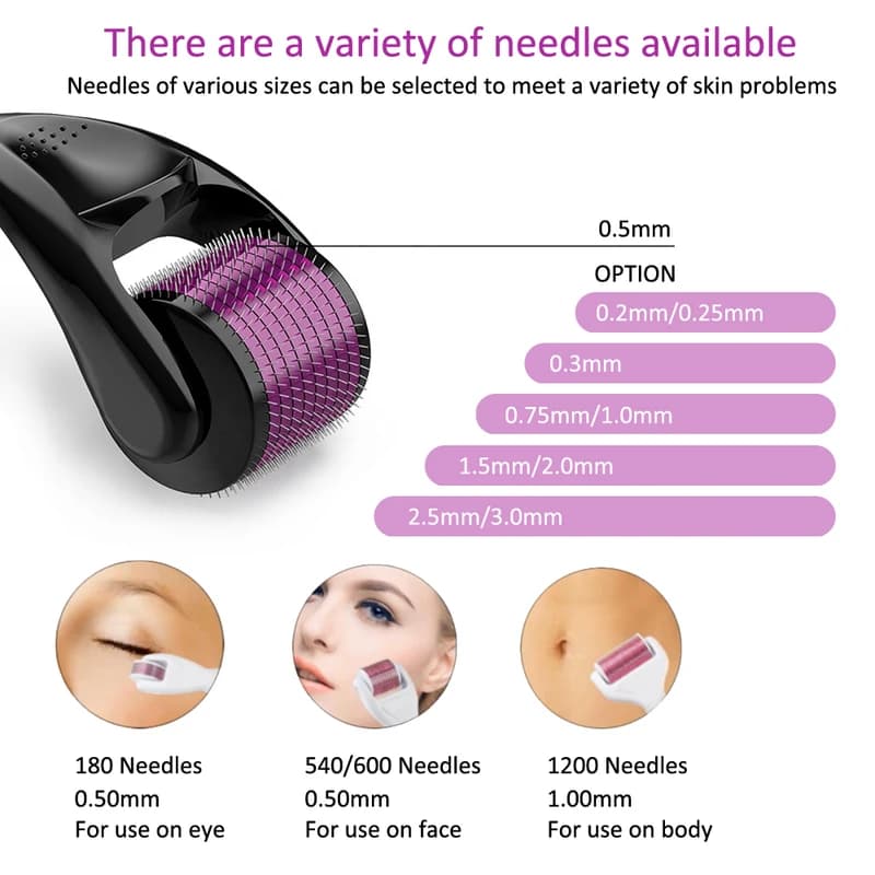 درمارولر 540 سوزنه تیتانیومی (Derma roller) — تصویر ۵