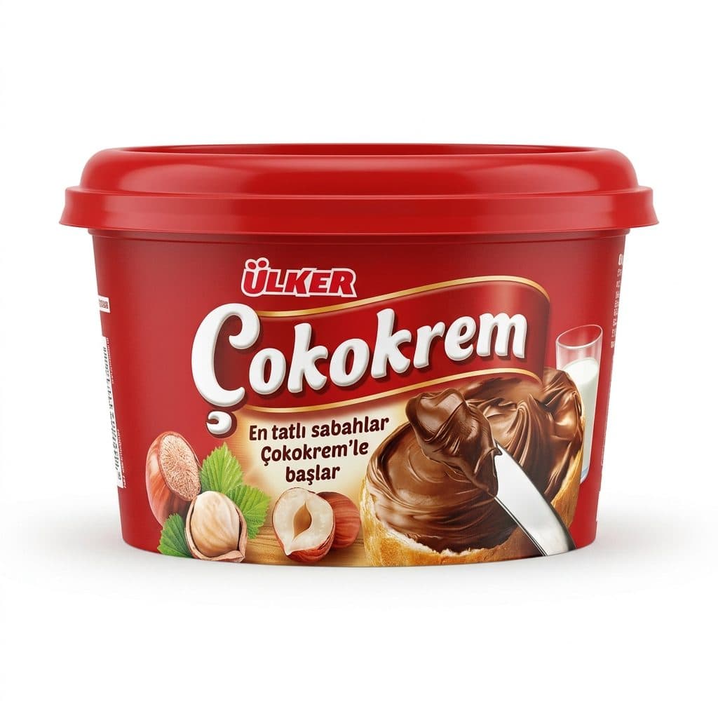 کرم کاکائو فندقی اولکر چوکوکرم اصل | Ülker Çokokrem — تصویر ۲