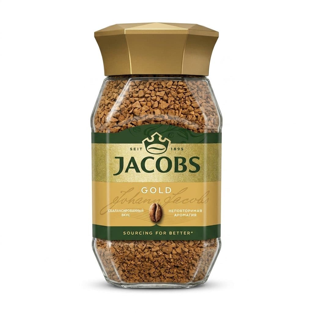 قهوه فوری جاکوبز گلد Jacobs Gold | اصل 190 گرمی — تصویر ۲