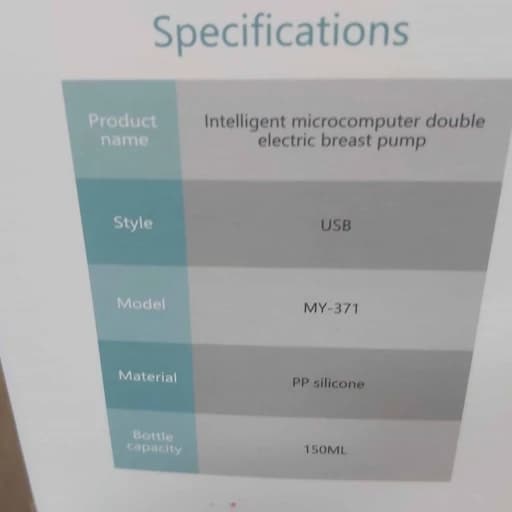 شیردوش دوتایی برقی مدل MY – 371 — تصویر ۱۱