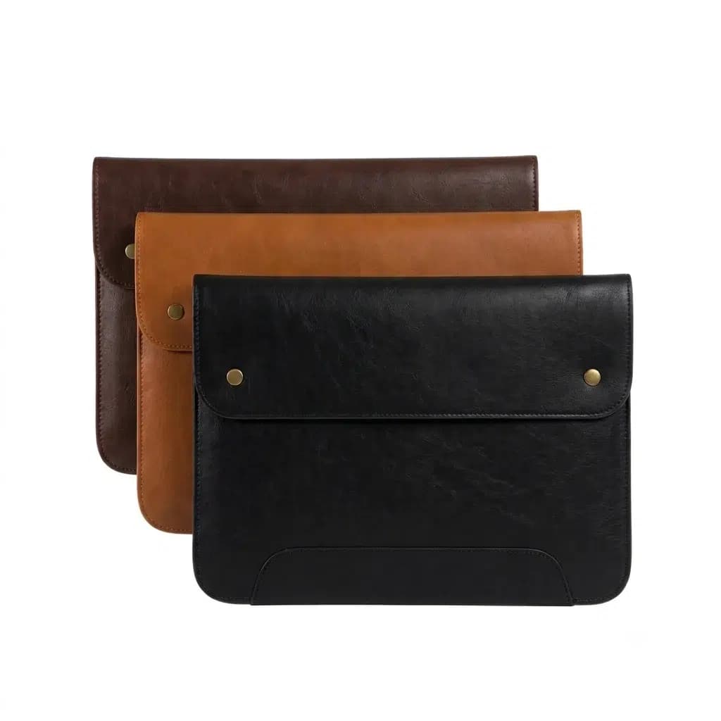 کاور محافظ چرم طبیعی دست ساز لپتاپ مک بوک پرو 15 اینچ اپل Apple MacBook Pro 15” (4th Gen) مدل ماهان