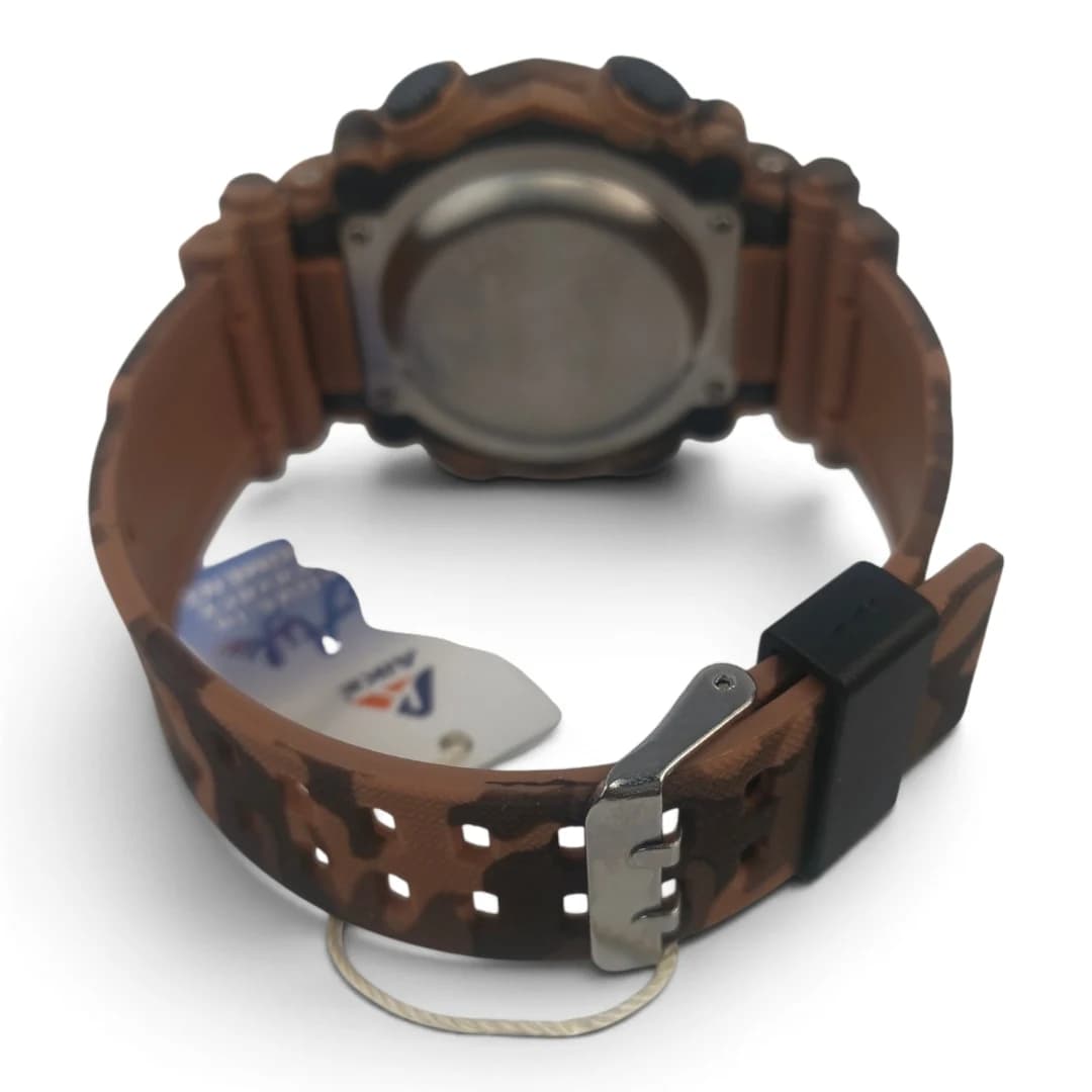 ساعت مچی اسپرت آیک | AIKE طرح G-SHOCK دیجیتالی مدل AK-1933 رنگ قهوه ای ارتشی به همراه جعبه و پاکت اورجینال — تصویر ۱۰