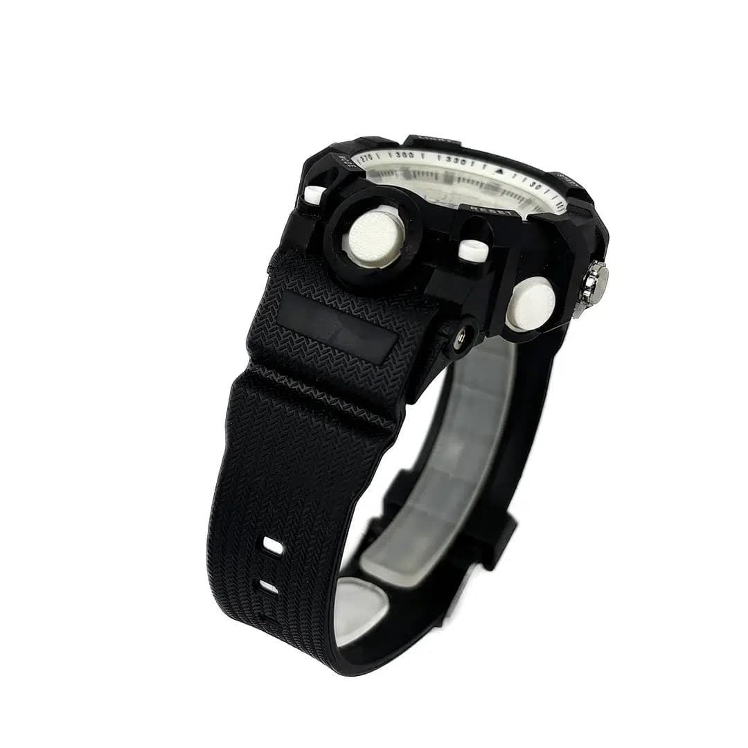 ساعت مچی اسپرت آیک | AIKE طرح G-SHOCK عقربه ای مدل AK-005 رنگ مشکی به همراه جعبه و پاکت اورجینال — تصویر ۱۰