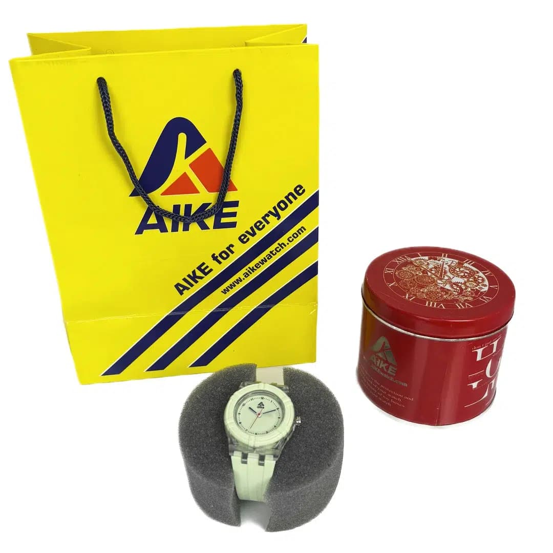 ساعت مچی اسپرت آیک | AIKE عقربه ای مدل AK-021 رنگ سبز روشن به همراه جعبه و پاکت اورجینال — تصویر ۶