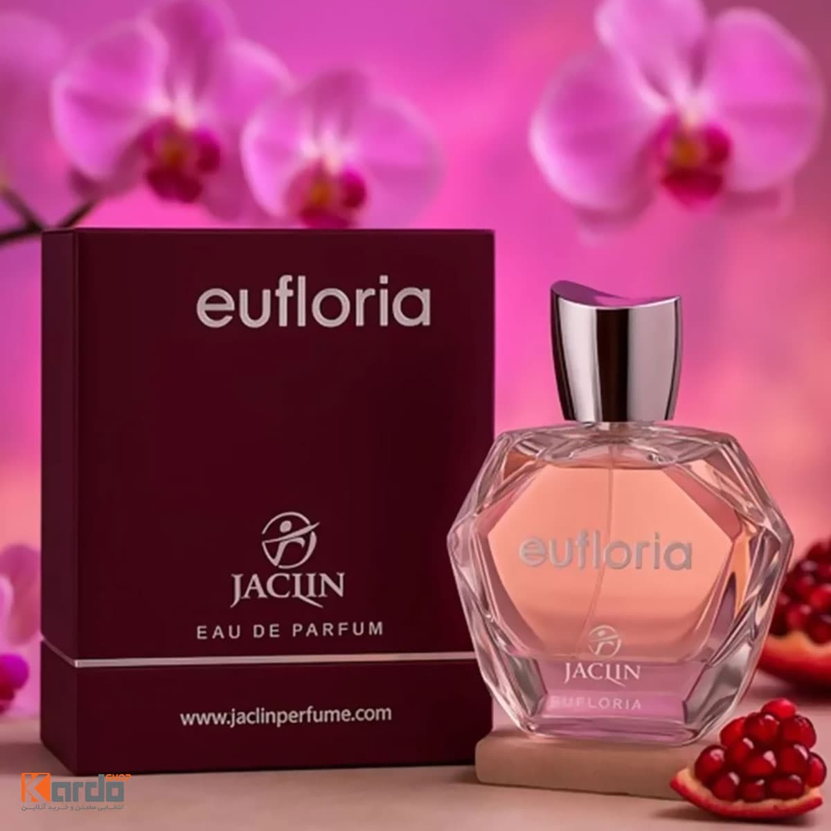 ادکلن زنانه eufloria برند ژاکلین — تصویر ۲