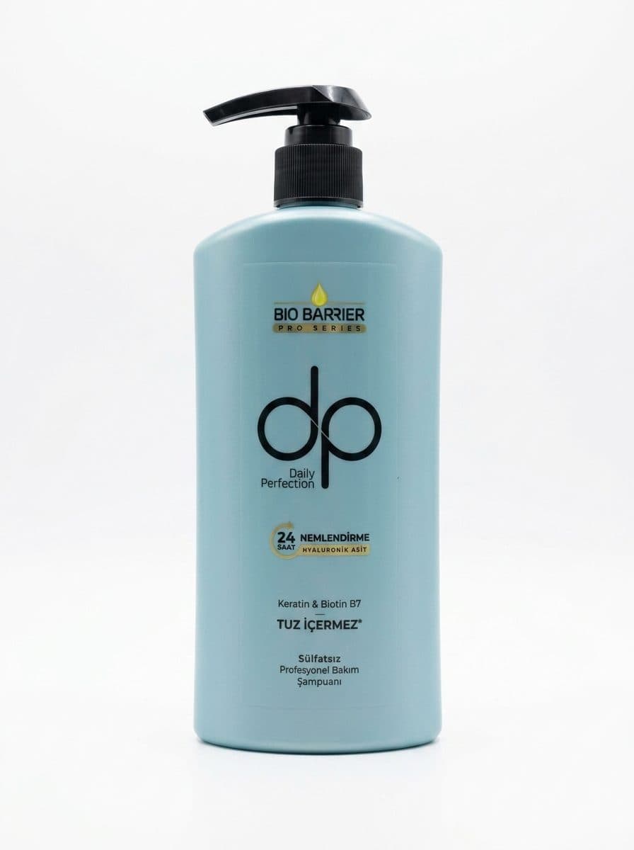 شامپو بدون سولفات آبرسان دپی DP | سری Bio Barrier حاوی هیالورونیک اسید، کراتین و بیوتین | حجم 500 میل — تصویر ۲