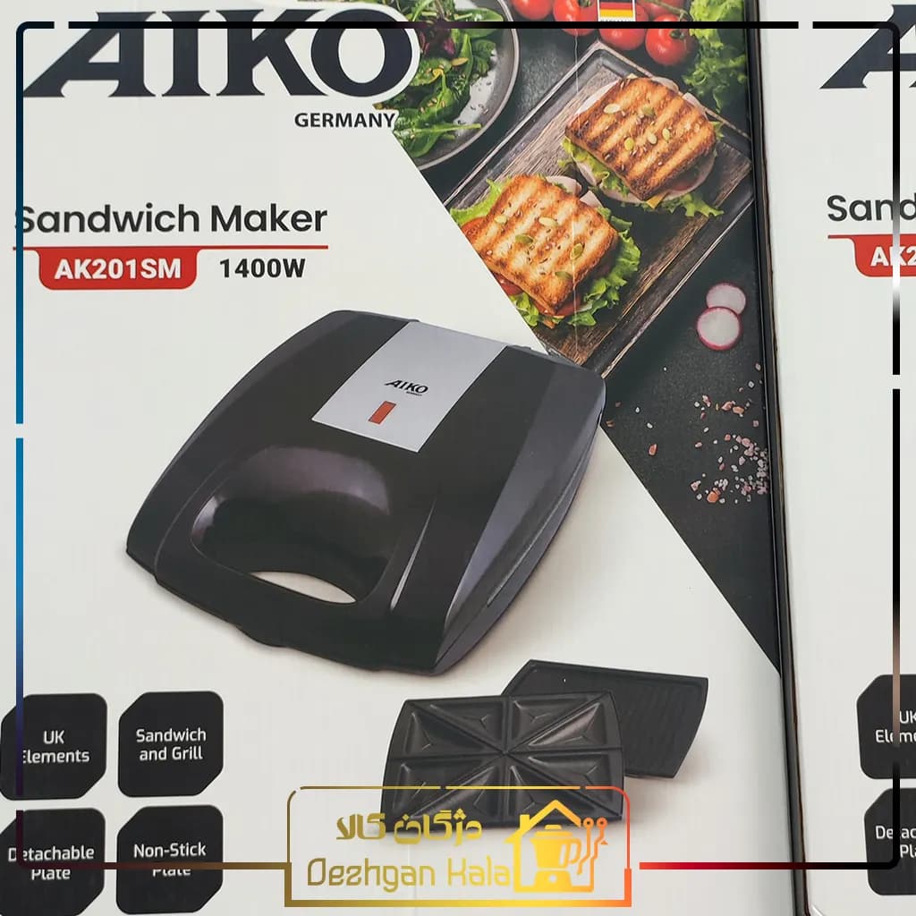ساندویچ ساز آیکو مدل AK201SM |191 — تصویر ۵