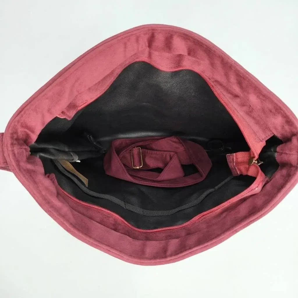 کیف دوشی و دستی زنانه سایز بزرگ سنتی ایرانی مناسب نوزادی و روزمره مدل 2 — تصویر ۵