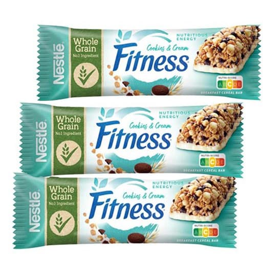 نستله فیتنس بار کوکی پک Fitness Cookies Cream 16x — تصویر ۲