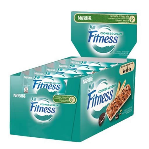 نستله فیتنس بار کوکی پک Fitness Cookies Cream 16x
