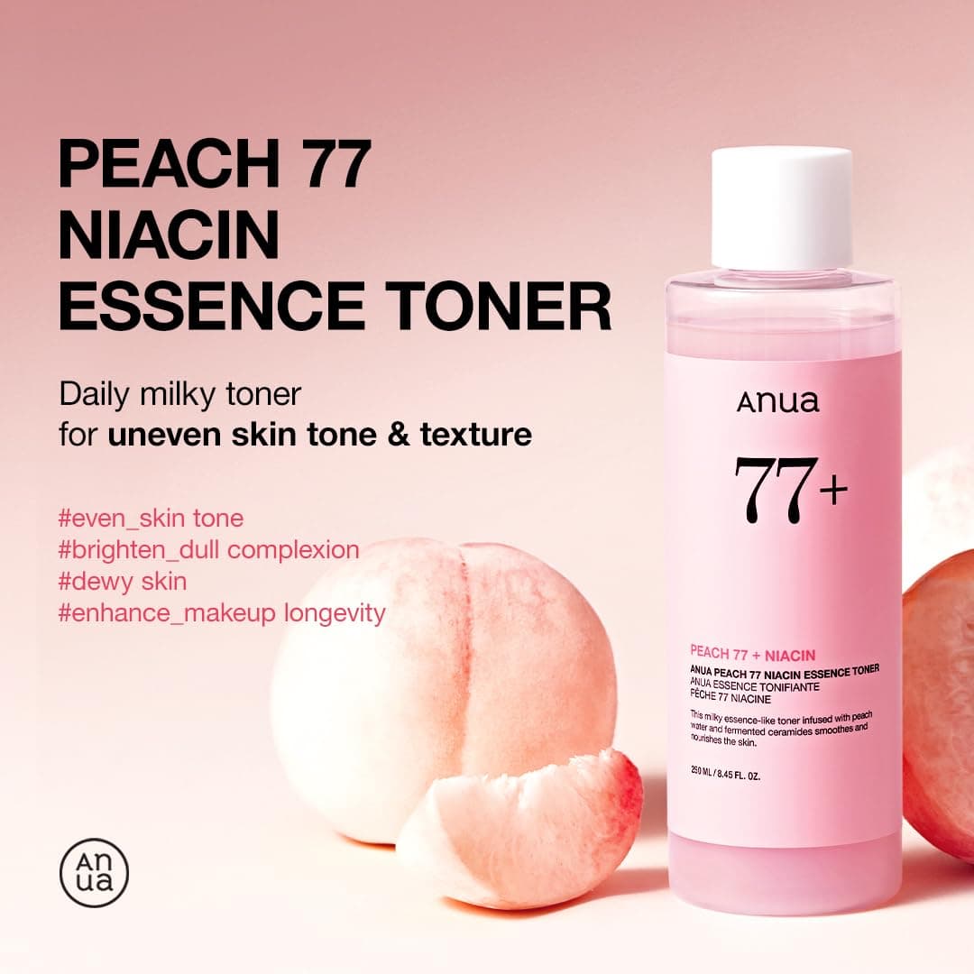 تونر حاوی اسانس هلو نياسين 77درصد آنوا مدل Anua Peach 77% Niacin Essence Toner — تصویر ۳