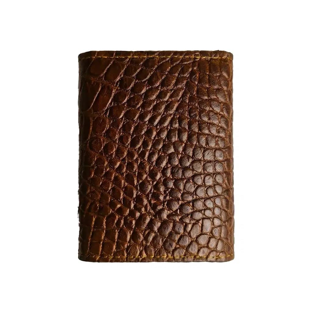 کیف پول سه لت مردانه و زنانه چرم طبیعی bon0004 — تصویر ۸