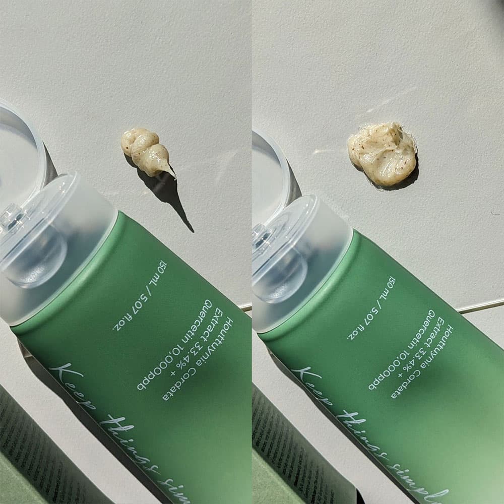 فوم شستشوی صورت پاک کننده عمقی منافذ آنوا Anua Heartleaf Quercetinol Pore Deep Cleansing Foam — تصویر ۴