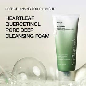 فوم شستشوی صورت پاک کننده عمقی منافذ آنوا Anua Heartleaf Quercetinol Pore Deep Cleansing Foam