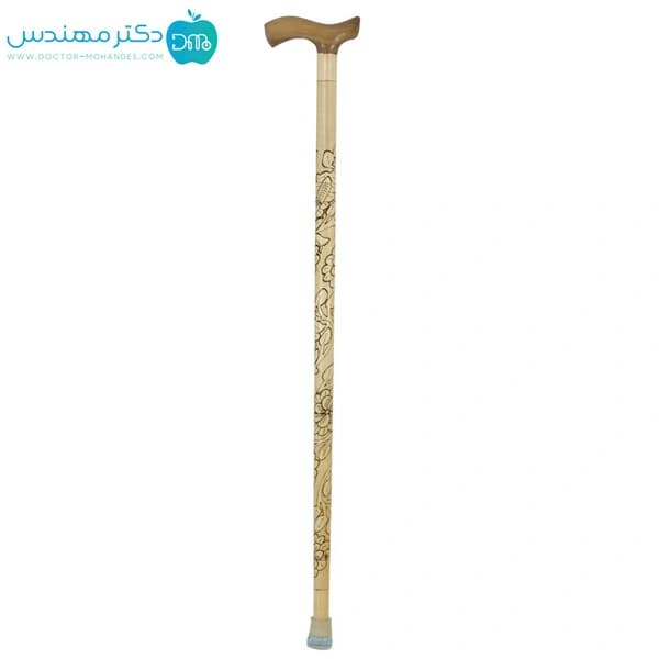 عصا چوبی طرح دار — تصویر ۳