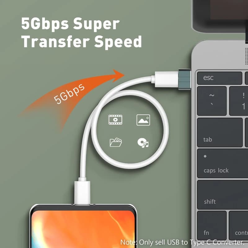 مبدل OTG الدینیو مدل LC150 تایپ سی به USB ( اورجینال ) — تصویر ۶