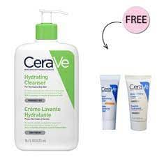 فوم شوینده صورت سراوی CeraVe حجم ۴۷۳ میل مخصوص پوست نرمال تا خشک مدل Hydrating Facial — تصویر ۱۲