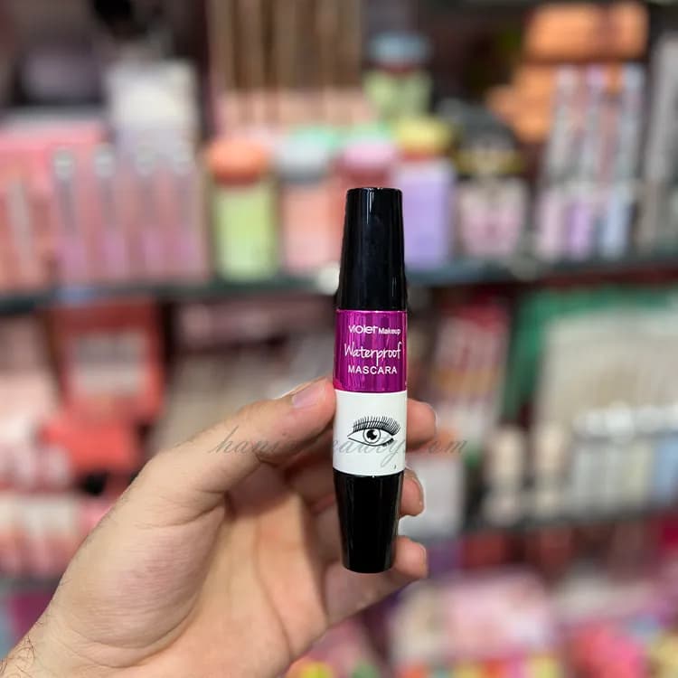 ریمل ضدآب مدل Waterproof رنگ صورتی با فرمول ضدپخش شدن — تصویر ۲