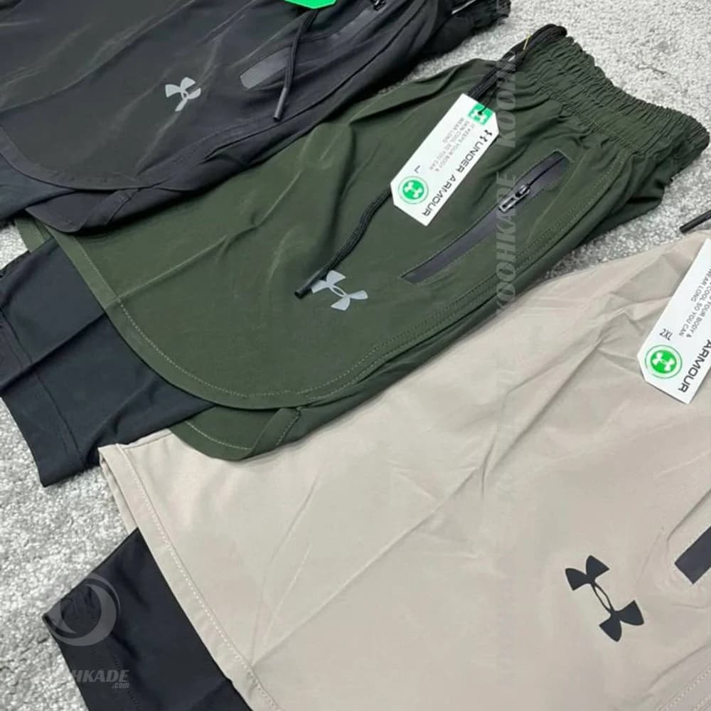 شلوارک ورزشی کشاله دار UNDERARMOR — تصویر ۸