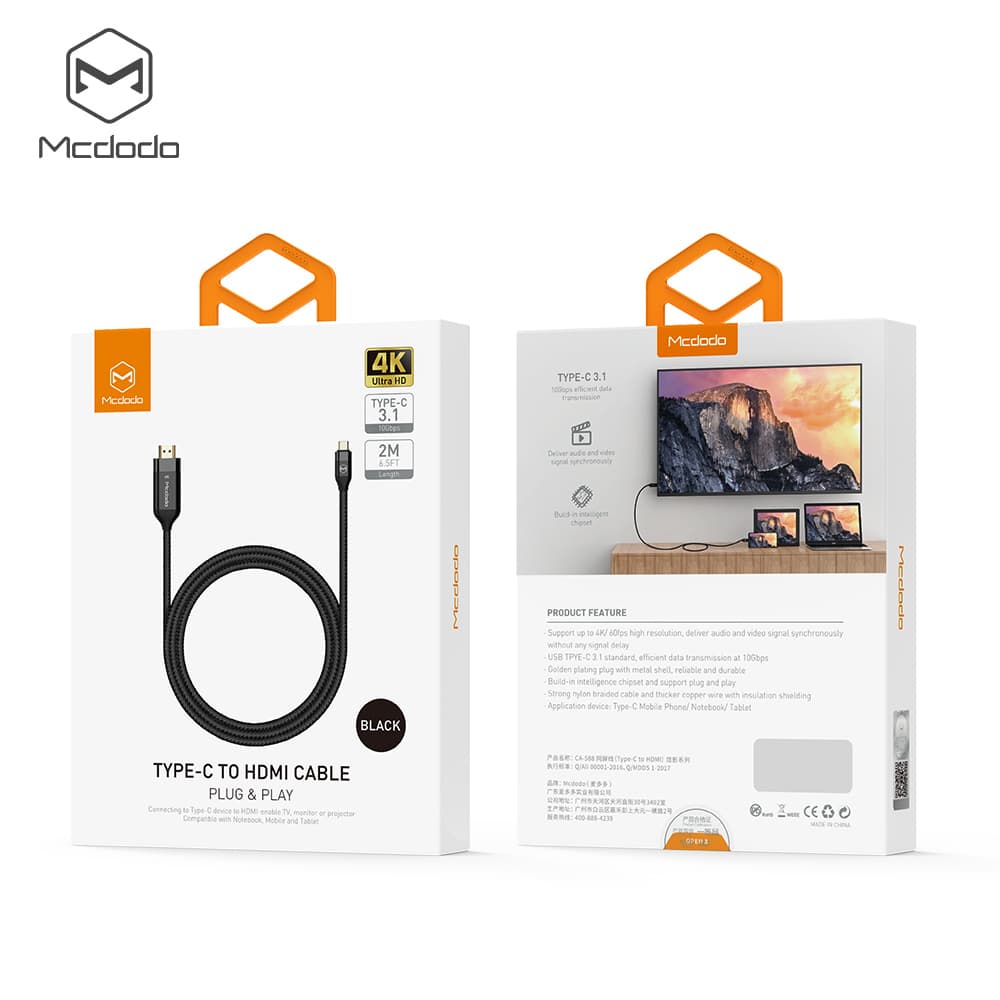 کابل تبدیل تایپ سی به HDMI مکدودو مدل CA-5880 ( اورجینال ) — تصویر ۸
