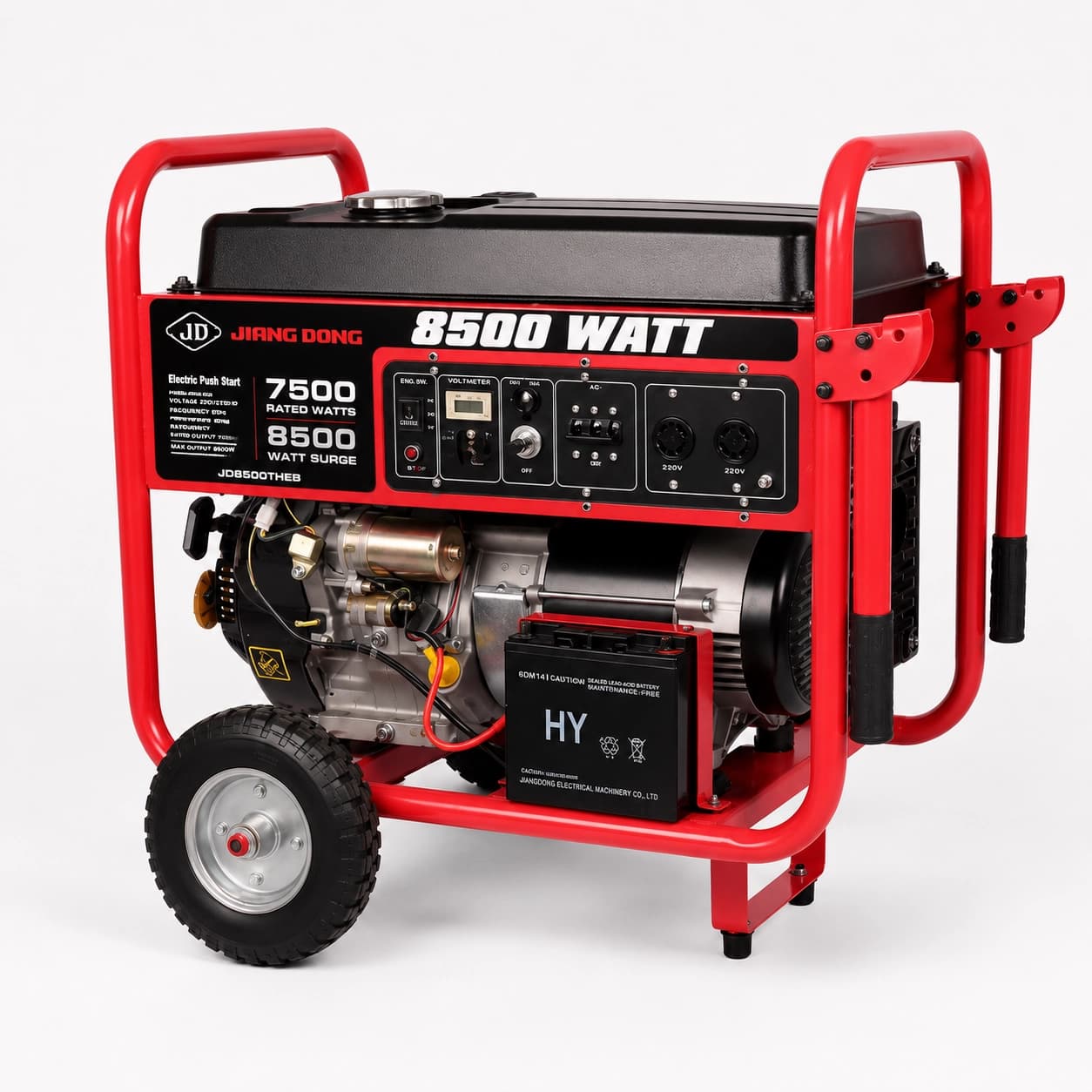موتور برق جیانگ دانگ JD8500THEB | موتور برق 8.5 کیلووات بنزینی تک فاز