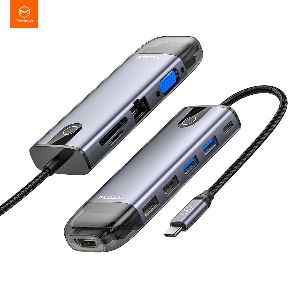 هاب 10 پورت تایپ سی مکدودو مدل HU-7420 ( اورجینال ) — تصویر ۵