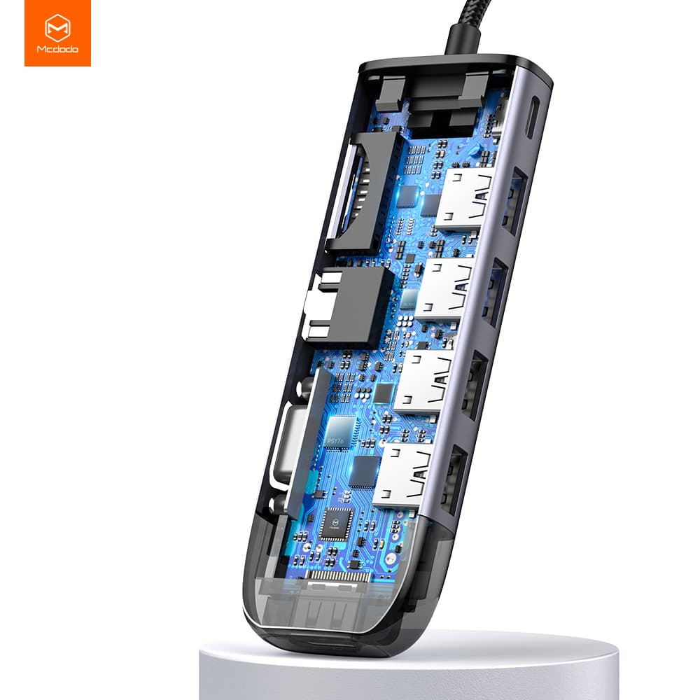 هاب 10 پورت تایپ سی مکدودو مدل HU-7420 ( اورجینال ) — تصویر ۶