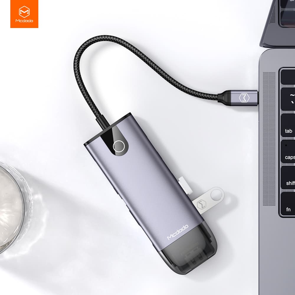 هاب 10 پورت تایپ سی مکدودو مدل HU-7420 ( اورجینال ) — تصویر ۷