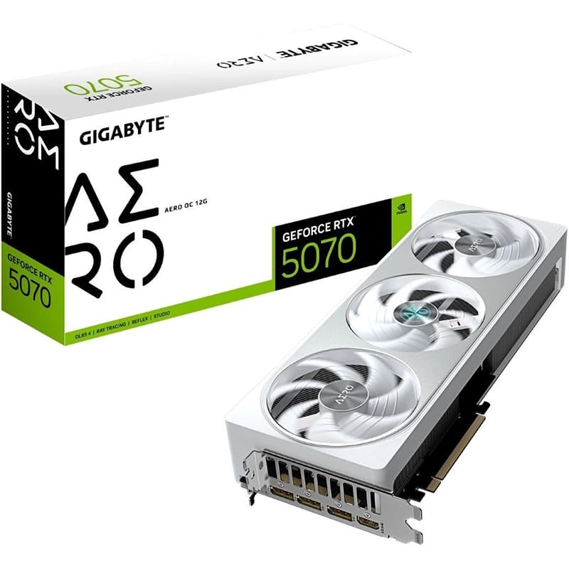 کارت گرافیک گیگابایت مدل GIGABYTE VGA GeForce 5070 AERO OC 12GB — تصویر ۳