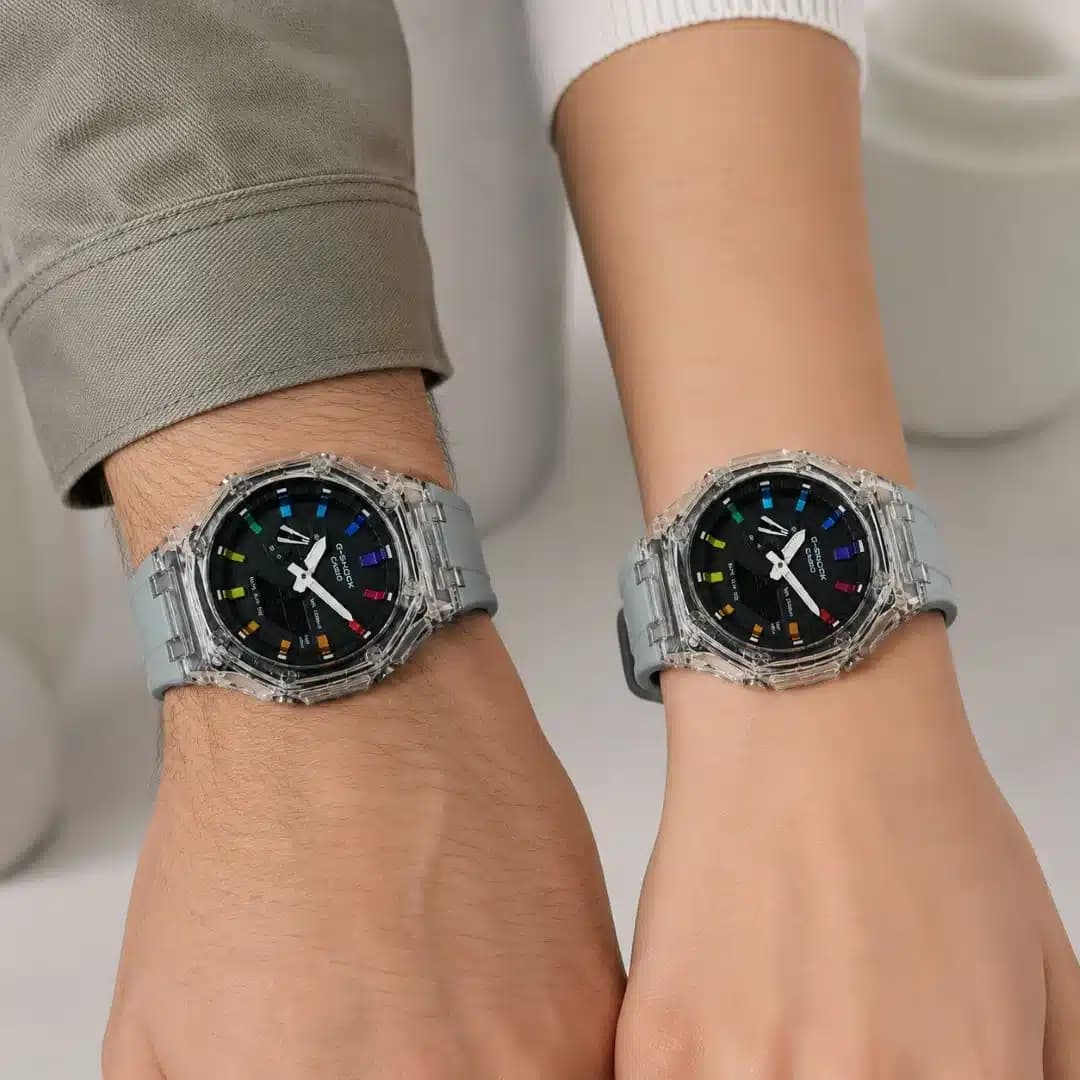 ساعت مچی اسپرت کاسیو جی شاک پمپی Casio G-Shock (های کپی درجه 1) طوسی — تصویر ۸