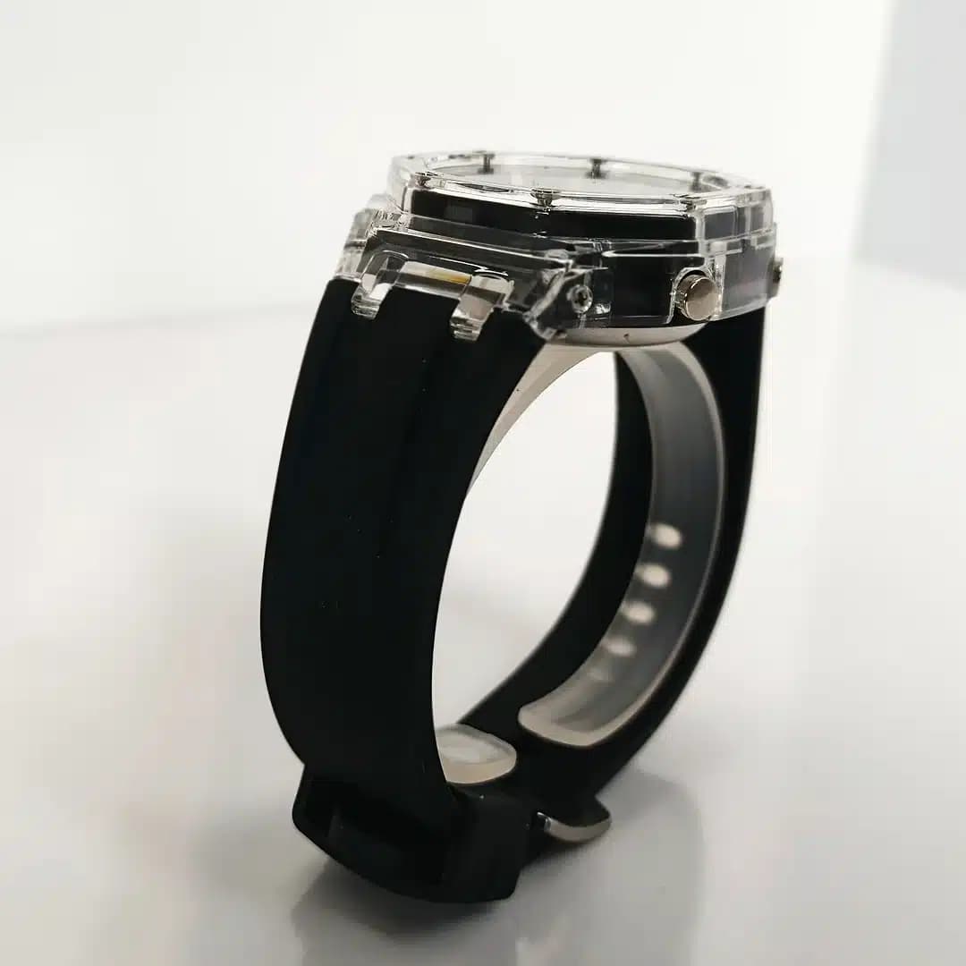 ساعت مچی اسپرت کاسیو جی شاک پمپی Casio G-Shock (های کپی درجه 1) کهکشانی مشکی — تصویر ۵