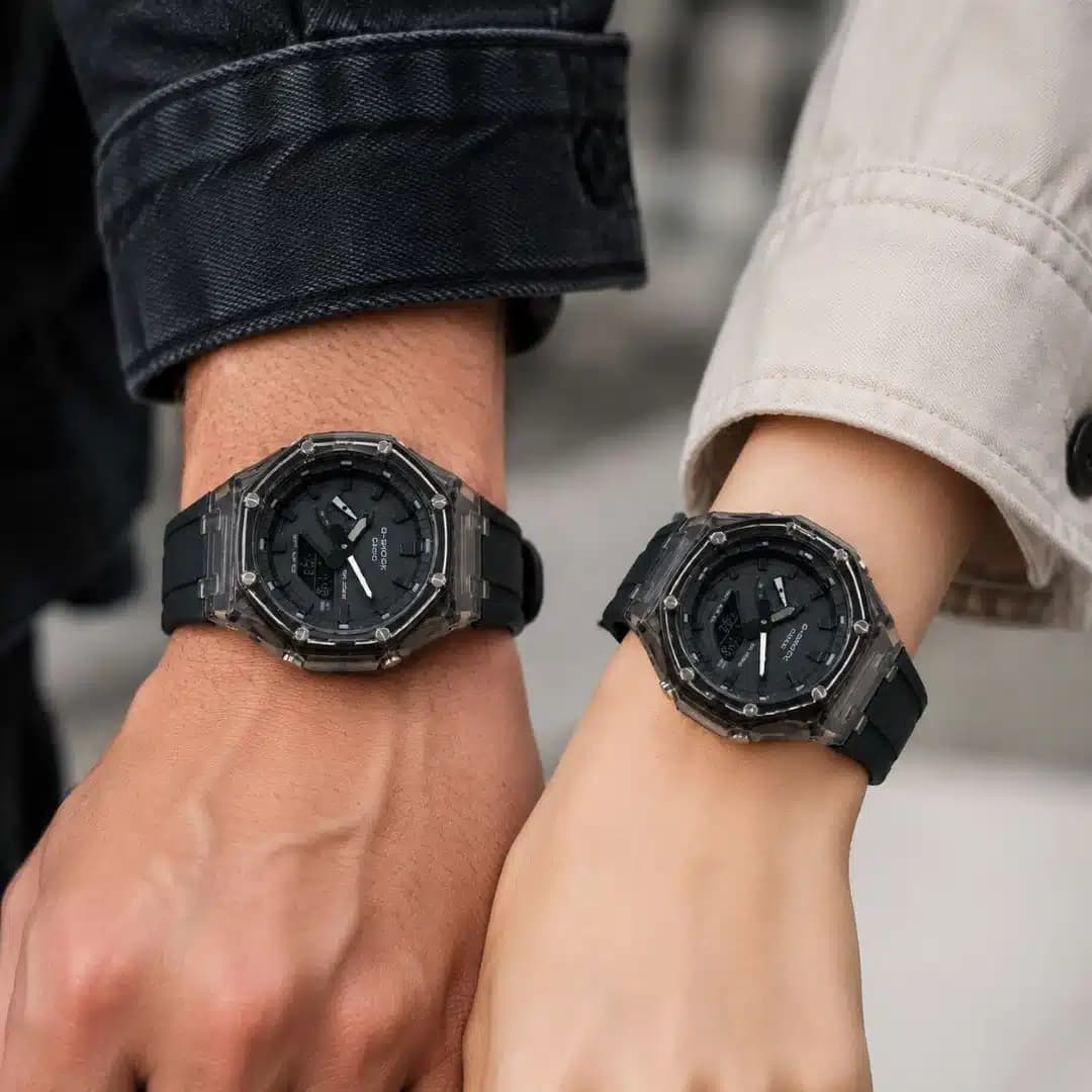 ساعت مچی اسپرت کاسیو جی شاک پمپی Casio G-Shock (های کپی درجه 1) فول مشکی — تصویر ۸