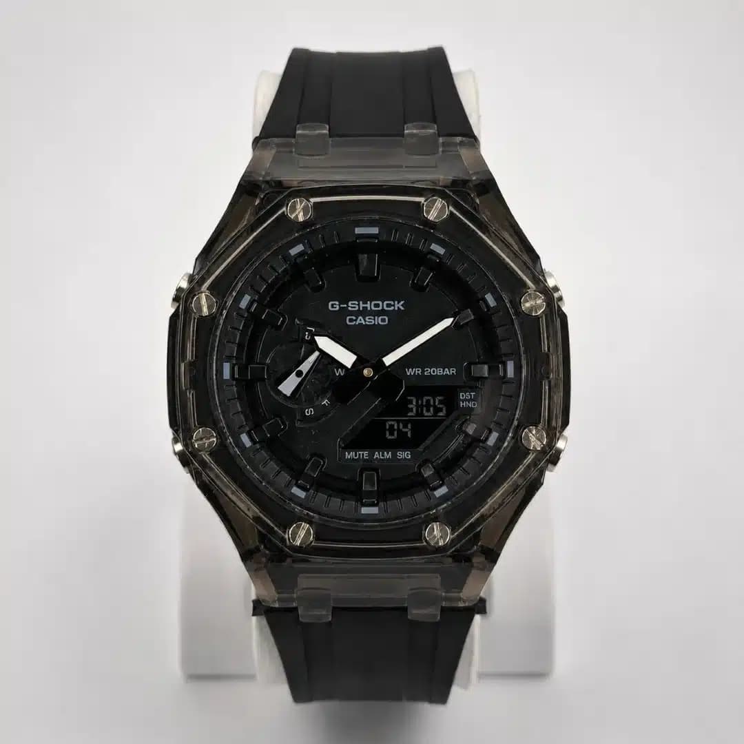 ساعت مچی اسپرت کاسیو جی شاک پمپی Casio G-Shock (های کپی درجه 1) فول مشکی — تصویر ۹