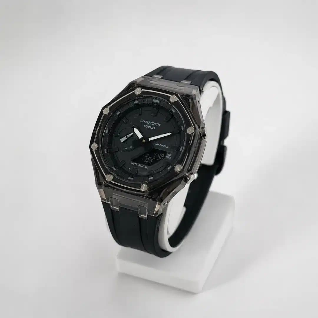 ساعت مچی اسپرت کاسیو جی شاک پمپی Casio G-Shock (های کپی درجه 1) فول مشکی