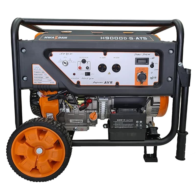 موتور برق 8.5 کیلووات اتومات تکسوز ATS دار برند هواسدان H9000D-G-ATS — تصویر ۷