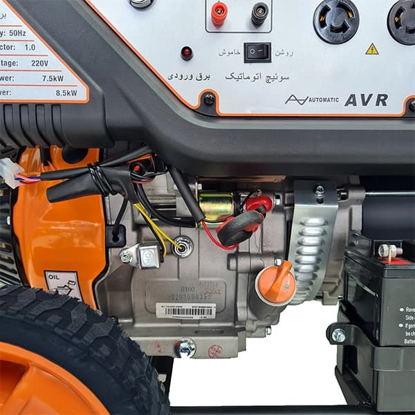 موتور برق 8.5 کیلووات اتومات تکسوز ATS دار برند هواسدان H9000D-G-ATS — تصویر ۱۱