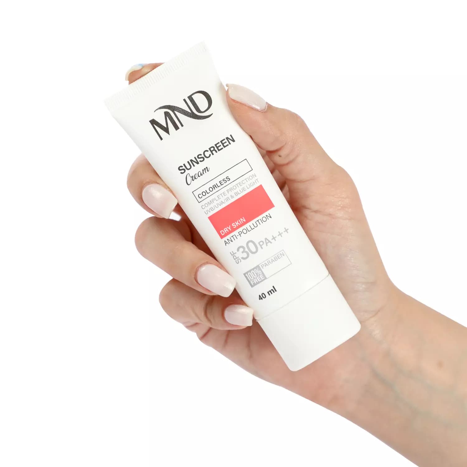 کرم ضد آفتاب (SPF 30) مناسب پوست خشک ام ان دی 40 میلی لیتر — تصویر ۲