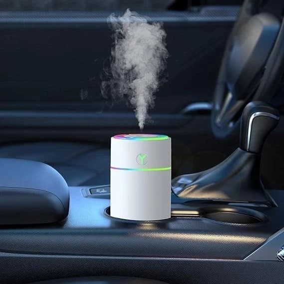 دستگاه بخور سرد مینی USB با LED رنگارنگ — تصویر ۴