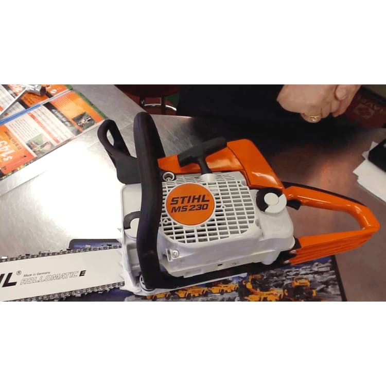 اره اشتیل اصل آلمان 40 سانت بنزینی برند STIHL مدل MS-230 مونتاژ کشور چین — تصویر ۶