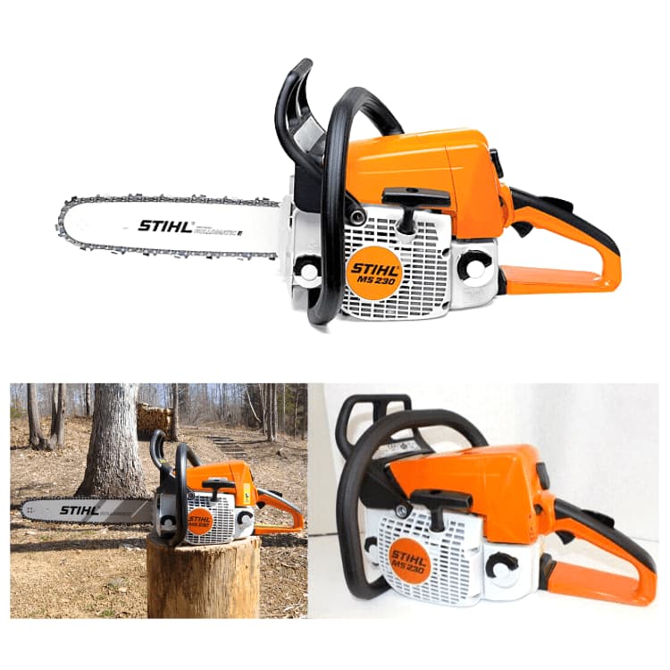 اره اشتیل اصل آلمان 40 سانت بنزینی برند STIHL مدل MS-230 مونتاژ کشور چین — تصویر ۸